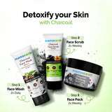 Mamaearth Charcoal Purifying Face Pack with Activated Charcoal & Glycolic Acid for Skin Detoxification