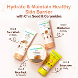 Mamaearth Chia Hydra-Calm Face Pack with Chia Seed & Ceramides for Healthy Skin Barrier - 200 g