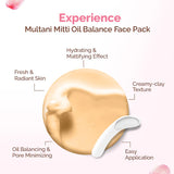 Mamaearth Multani Mitti Oil Balance Face Pack with Multani Mitti & Bulgarian Rose