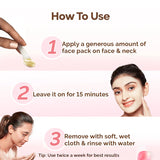 Mamaearth Multani Mitti Oil Balance Face Pack with Multani Mitti & Bulgarian Rose