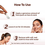 Mamaearth Rice Dewy Bright Face Pack with Rice Water & Niacinamide