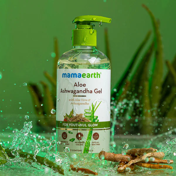 Mamaearth Aloe Ashwagandha Gel with Aloe Vera & Ashwagandha – India Sajawat  & Puja Hut