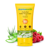 Mamaearth HydraGel Indian Sunscreen with Aloe Vera & Raspberry