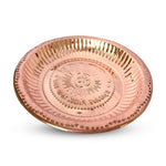 Pure Copper Puja Thali with Om Design