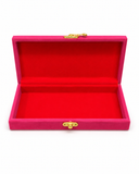 Pink Velvet Decorative Shagun Cash Gift Box