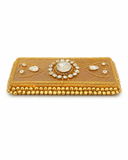 Gold Shagun Cash Gift Box with Crystal Detailing