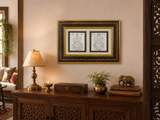 Shri Lakshmi Ganesh Pure Silver Photo Frame