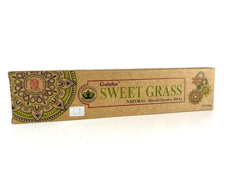 Goloka Sweet Grass Natural Masala Incense Sticks