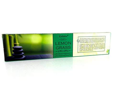 Goloka Lemon Grass Aromatherapy Incense Sticks