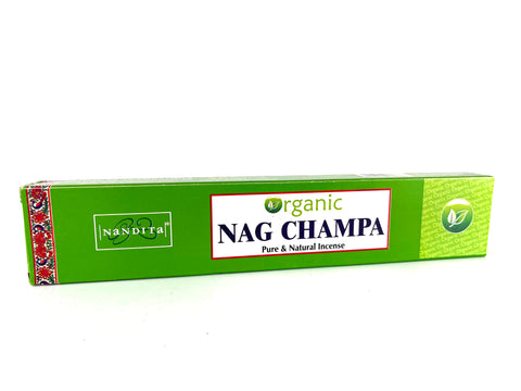 Nandita Organic Nag Champa Pure & Natural Incense Sticks