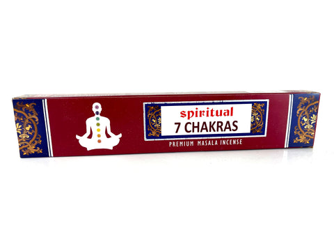 Spiritual 7 Chakras Premium Masala Incense Sticks