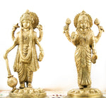 Vishnu & Lakshmi Brass Murti