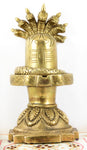 Shivalinga with Snake Brass Murti