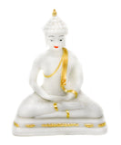 Marble Powder Meditating Buddha