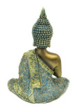 Praying Buddha - Blue & Gold 