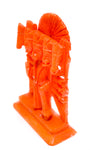 Marble Saffron Panch Mukhi Hanuman