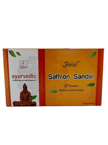 Balaji Saffron Sandal Incense Sticks