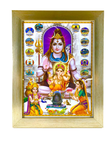 Lord Shiva Family Painting