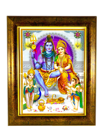 Lord Family Shiva Painting