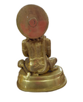 Hanuman Sitting & Meditating Brass Statue