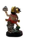 Hanuman Lifting Sanjivani Mountain Resin Statue