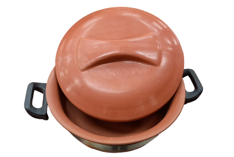 Clay Handi with Handles and Lid
