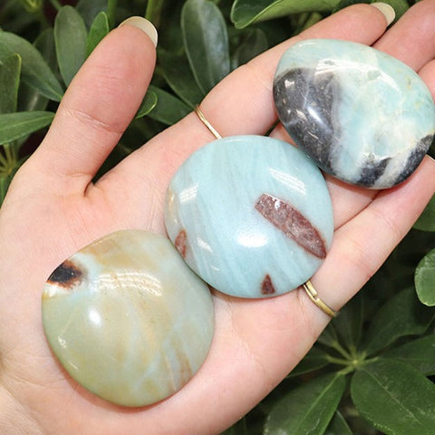 Amazonite Palm Stone 