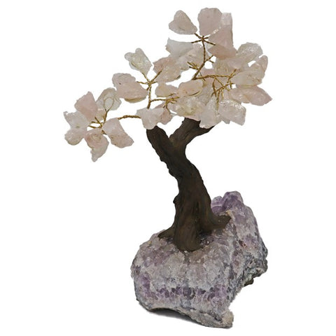 Small Bonsai Tree: Rose Quartz 