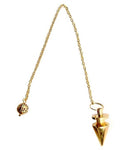 Gold Pendulum (Carved)